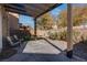 Spacious backyard patio with pergola and seating area at 1112 Via Monticano, Henderson, NV 89052