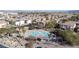 Community pool and surrounding landscape at 1112 Via Monticano, Henderson, NV 89052