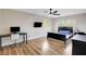 Bedroom with a desk and a queen-size bed at 1137 Glistening Point Ave, Henderson, NV 89015