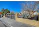 House with a gated entry and a long driveway at 1401 S 17Th St, Las Vegas, NV 89104