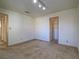 Simple bedroom with neutral walls and carpet at 1409 Santa Margarita St # G, Las Vegas, NV 89146