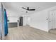 Spacious living room with gray kitchen island visible at 1411 Norman Ave, Las Vegas, NV 89104