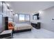 Main bedroom with city views and modern dresser at 205 E Harmon Ave # 1012, Las Vegas, NV 89169