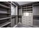 Large walk-in closet with ample shelving and hanging space at 205 E Harmon Ave # 1012, Las Vegas, NV 89169