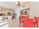 Modern kitchen with white cabinets and island at 2555 Hampton Rd # 3206, Henderson, NV 89052