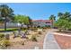 Relaxing patio area with seating and landscaping at 2725 S Nellis Blvd # 1140, Las Vegas, NV 89121