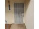 Exterior front door with security screen door at 2725 S Nellis Blvd # 1140, Las Vegas, NV 89121