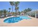 Inviting kidney-shaped pool perfect for relaxation at 2725 S Nellis Blvd # 1140, Las Vegas, NV 89121