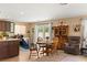 Cozy dining area adjacent to kitchen and living room at 3028 Gannon Ridge Ave, North Las Vegas, NV 89081