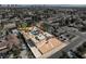 Aerial view showing a house, pool, and city views at 3070 Mann St, Las Vegas, NV 89146