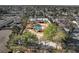 Aerial view of house, pool, and spacious backyard at 3070 Mann St, Las Vegas, NV 89146