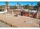 Front view of a ranch-style home with a landscaped yard and walkway at 3070 Mann St, Las Vegas, NV 89146