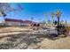 Backyard view of a home with a pool and surrounding patio at 3070 Mann St, Las Vegas, NV 89146