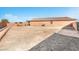 Large backyard with gravel and space for recreation at 3614 E Routt Way, Pahrump, NV 89061