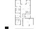 Floor plan showing a 3 bedroom, 3 bathroom house with a garage at 3614 E Routt Way, Pahrump, NV 89061