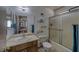 Clean bathroom with shower/tub combo and vanity at 3791 Desert Marina Dr # 118, Laughlin, NV 89029