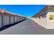 Row of garages with ample parking space at 3791 Desert Marina Dr # 118, Laughlin, NV 89029