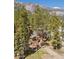 Secluded log cabin with mountain backdrop and ample yard space at 4187 Matterhorn Way, Mount Charleston, NV 89124