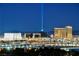 Night view of Las Vegas, featuring Luxor and Excalibur hotels at 4381 W Flamingo Rd # 28316, Las Vegas, NV 89103