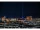 Stunning nighttime view of the illuminated cityscape at 4381 W Flamingo Rd # 28316, Las Vegas, NV 89103