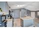 Kitchen with island, stainless steel appliances, and view of the dining area at 4496 Arlington Park Ct, Las Vegas, NV 89110