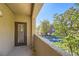 Balcony access with view of the parking lot at 5250 S Rainbow Blvd # 2056, Las Vegas, NV 89118