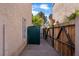 Private backyard with storage shed and wooden fence at 5458 Walton Heath Ave, Las Vegas, NV 89142