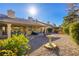 Spacious backyard with patio and fountain at 5608 Port Barrington Way, Las Vegas, NV 89130