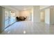 Dining area features tile floors and sliding glass doors to patio at 6402 Agua Dr, Las Vegas, NV 89103