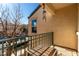 Cozy balcony area with metal railing at 7453 Vital Ct, Las Vegas, NV 89149