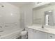 Bathroom featuring a shower and vanity at 7453 Vital Ct, Las Vegas, NV 89149