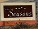 The Seasons community entrance sign at 938 Cantabria Heights Ave, Las Vegas, NV 89183