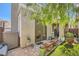 Private backyard with patio and bench at 939 Paisley St, Las Vegas, NV 89145