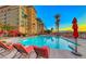 Resort-style pool with plenty of lounge chairs at , Las Vegas, NV 89123