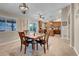 Casual dining area with table and chairs near kitchen at 1020 Blue Lantern Dr, Henderson, NV 89015