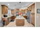 Spacious kitchen with granite island and modern appliances at 1020 Blue Lantern Dr, Henderson, NV 89015