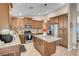 Modern kitchen featuring granite countertops, stainless steel appliances, and ample cabinetry at 1020 Blue Lantern Dr, Henderson, NV 89015