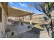 Covered patio with seating area, perfect for outdoor dining at 1020 Blue Lantern Dr, Henderson, NV 89015