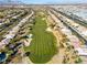 Aerial view of golf course and neighborhood at 10247 Santo Nina Ct, Las Vegas, NV 89135