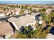 House with palm trees and neighborhood aerial view at 10247 Santo Nina Ct, Las Vegas, NV 89135