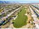 Aerial view of golf course and neighborhood at 10247 Santo Nina Ct, Las Vegas, NV 89135