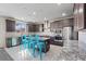 Modern kitchen with stainless steel appliances and an island at 10409 Mont Pourri Ct, Las Vegas, NV 89149