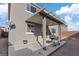 Covered patio with pergola, grill, and backyard view at 10409 Mont Pourri Ct, Las Vegas, NV 89149