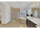 Elegant bathroom with soaking tub and walk-in shower at 10779 Crown Ct, Las Vegas, NV 89141