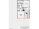 Floorplan of upper story of home layout shows Primary Bedroom, Primary Bath, Bedroom 2 and Bath 2 at 1521 Bat Hawk St, Las Vegas, NV 89138