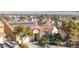 Aerial view of a residential neighborhood with mountain views at 1715 Mesquite Ct, Henderson, NV 89014