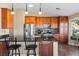 Modern kitchen with stainless steel appliances and granite countertops at 1715 Mesquite Ct, Henderson, NV 89014