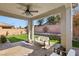 Relaxing covered patio with seating area, perfect for outdoor enjoyment at 2124 Danzinger Pl, Henderson, NV 89044