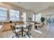 Bright kitchen with light wood cabinets, granite counters, and breakfast nook at 2132 Timber Rose Dr, Las Vegas, NV 89134