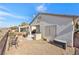 Private backyard with patio, fire pit, and mountain views at 2255 Potter Lake Ave, Henderson, NV 89052